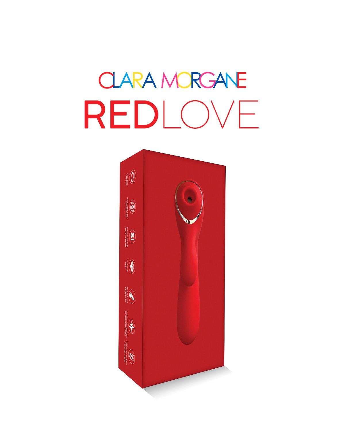 Stimulateur Clitoridien Red Love Clara Morgane