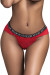 String en Dentelle Rouge Fête Toute la Nuit