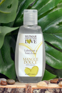 Lubrifiant Base Eau 100% Naturel Mangue Douce 90 ml Sezmar
