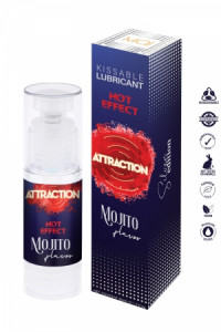 Lubrifiant Embrassable Hot Effect Mojito Attraction cosmetics