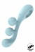 Multi-vibromasseur Satisfyer Tri Ball 2 bleu