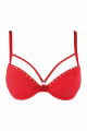 Soutien Gorge Push Up Rouge Axami