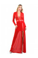 Robe Rouge Sexy Chic Longue Micro Résille Jupe Courte Wetlook Soisbelle