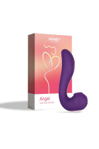 Vibromasseur 3 en 1 Point G et Léchage du Clitoris Angel Violet Honey Play box