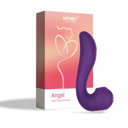 Vibromasseur 3 en 1 Point G et Léchage du Clitoris Angel Violet 