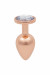 Plug Anal Bijou Rose Gold Taille L