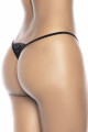 Nuisette Glamour Dentelle et Résille Noire Fendue String Mapalé