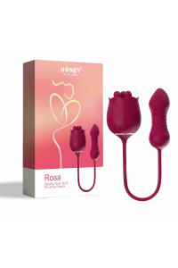 Vibro Rotatif Va et Vient Rosa - Honey Play box