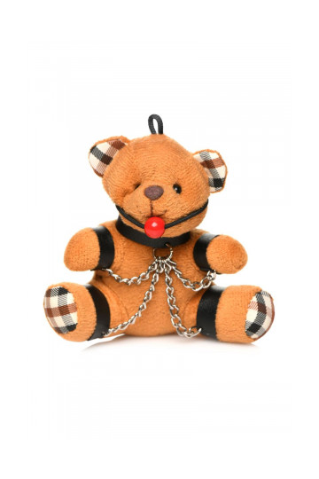 Porte-clés Teddy Bear SM BDSM Bâillonné