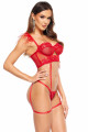 Ensemble Ultra Sexy Valentine Isaura 2 Pièces Rouge Beauty Night