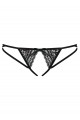 String Coquin Ouvert Noir Picantina Obsessive Obsessive