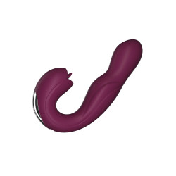 Vibro Tête Rotative Et Stimulateur Clitoridien Violet