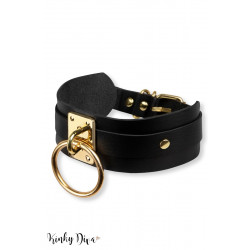 Collier Fetish Ras de Cou O Ring Noir