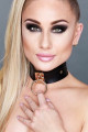 Collier Fetish Ras de Cou O Ring Noir Soisbelle