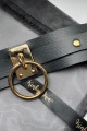 Collier Fetish Ras de Cou O Ring Noir Soisbelle