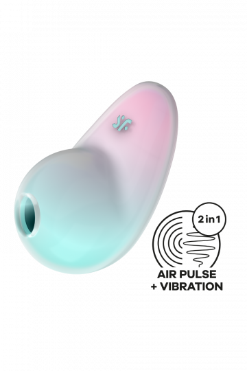 Stimulateur Clitoridien par Onde de Pression sans Contact et par Vibration USB Vert et Rose