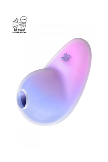 Stimulateur Clitoridien Onde de Pression Sans contact et Vibration USB Violet et Rose