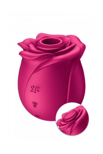 Stimulateur Clitoris Rose par Ondes de Pression ou Sans Contact Pro 2