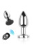 Plug Anal Vibrant Acier Taille S avec Télécommande