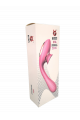 Stimulateur 2 en 1 Clitoris avec Langue et Vibro Point G Flexible Rose UsB NV TOYS
