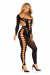 Combi Bodystocking Ouverte Noire