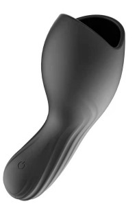 Masturbateur noir USB, 10 modes de vibration - MOC-020 Plaisir Emoi