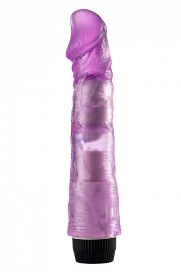 Vibromasseur Jelly Violet avec Picots 20 cm 