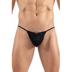 String Homme Noir Gold Zebra