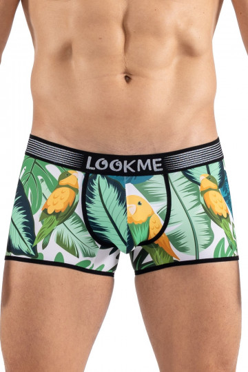 Boxer Homme Imprimé Oiseau Chanteur