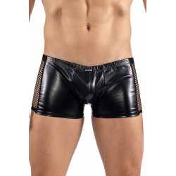 Boxer Noir Black Desire Simili Cuir