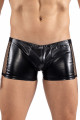 Boxer noir Black Desire en simili cuir - LM2401-67BLK