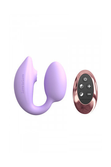 Double Stimulateur Clitoris Vagin Point G Wonderlover Mauve