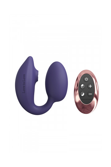 Double Stimulateur Clitoris Vagin Point G Wonderlover Violet