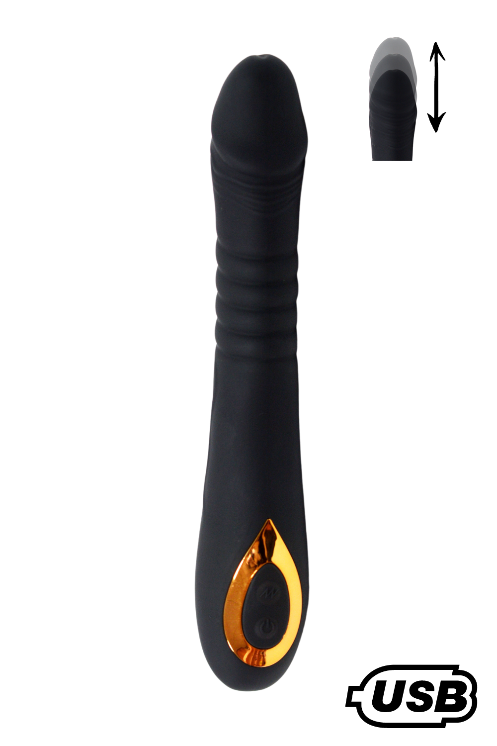 sexe toys va et vient Vibro Va-et-Vient 18 Modes de Stimulation UsB