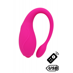 Stimulateur Couple USB Télécommande Silicone Médical Rose