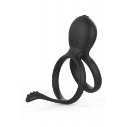 Cockring Double Anneaux Silicone Médical Doux Vibrant