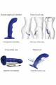 Vibro Tapping Dildo Wave Bleu Strap-on-Me