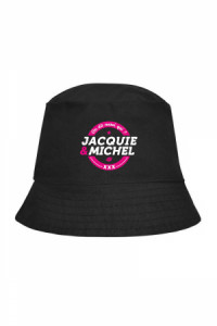 Bob Jacquie et Michel noir - logo rond Jacquie & Michel