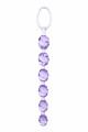 Chapelet 6 Perles Anales Swirl Violet Calexotics