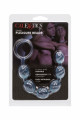 Chapelet 6 Perles Anales Swirl Bleu Calexotics