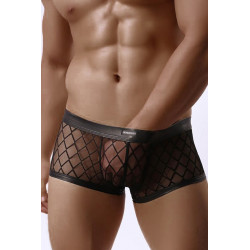 Boxer Noir Transparent