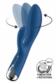 Vibro Rabbit USB Tête Rotative Bleu Spinning Rabbit 1 Satisfyer