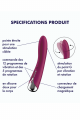 Vibro USB Tête Rotative Point G Rouge Spinning Vibe 1 Satisfyer