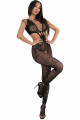 Combinaison Bodystocking Noire Ouverte Livco Corsetti