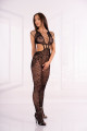 Combinaison Bodystocking Noire Ouverte Livco Corsetti