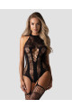 Combi Sexy Chic Bodystocking Jarretelles Libertines Obsessive