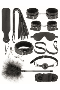 Coffret BDSM Festish 10 Produits Cuir Vegan Fetish Tentation