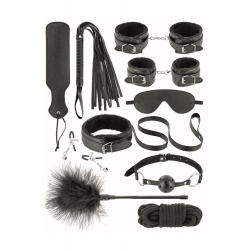 Coffret BDSM Festish 10 Produits Cuir Vegan