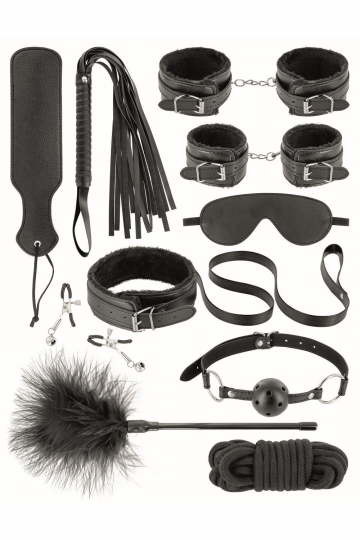 Coffret BDSM Festish 10 Produits Cuir Vegan