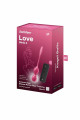 Boules de Geisha Vibrantes Télécommandées Fushia Love Birds 2 Satisfyer